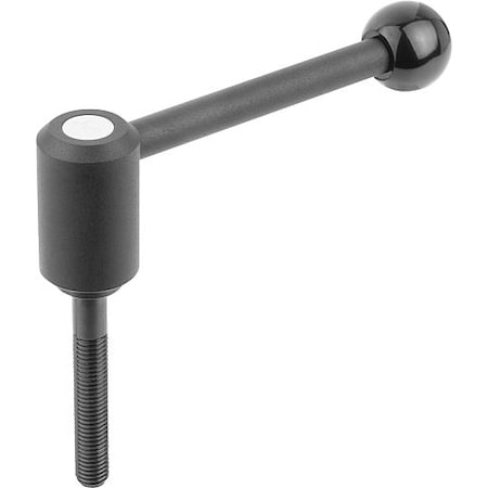 Adjustable Tension Levers, With External Thread, Metric, 0°